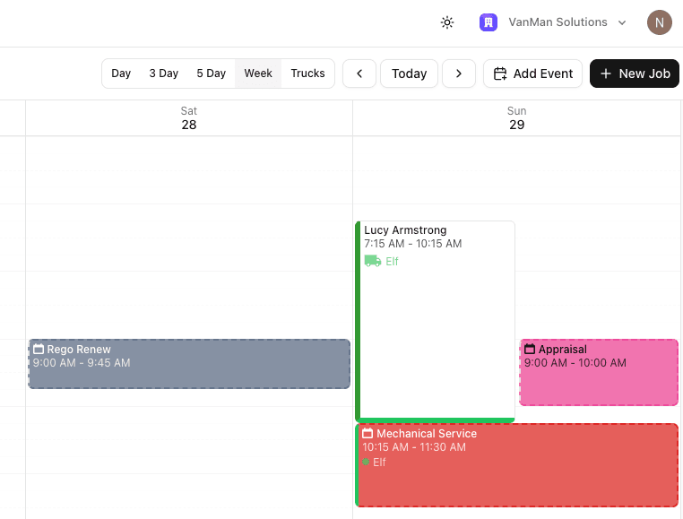 Calendar & Scheduling