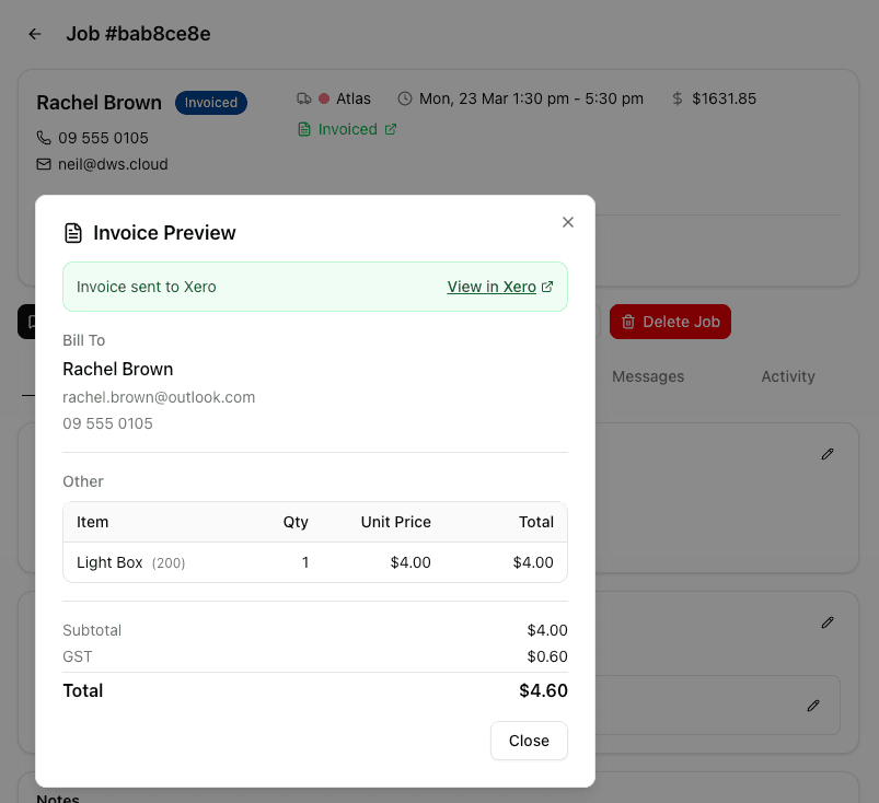 Invoicing & Xero